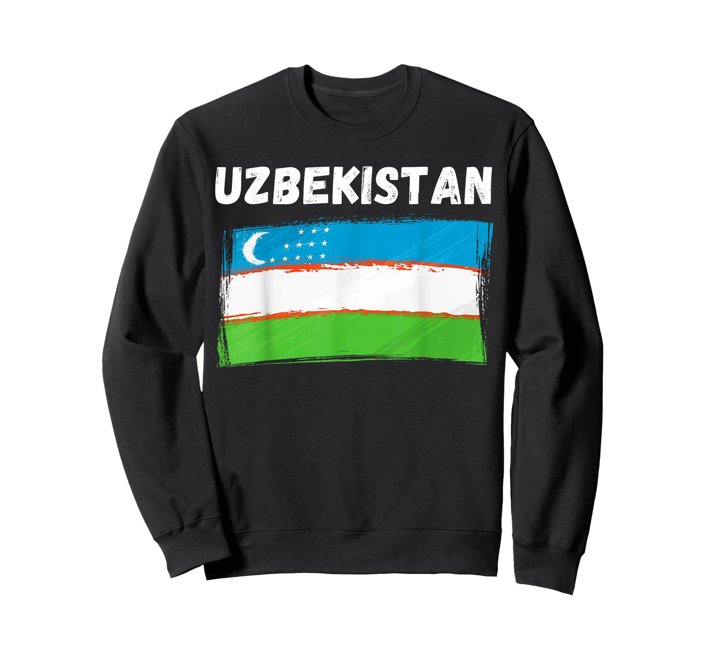 Uzbekistan Flag Vintage Grunge Uzbek Flag Uzbekistan T-Shirt