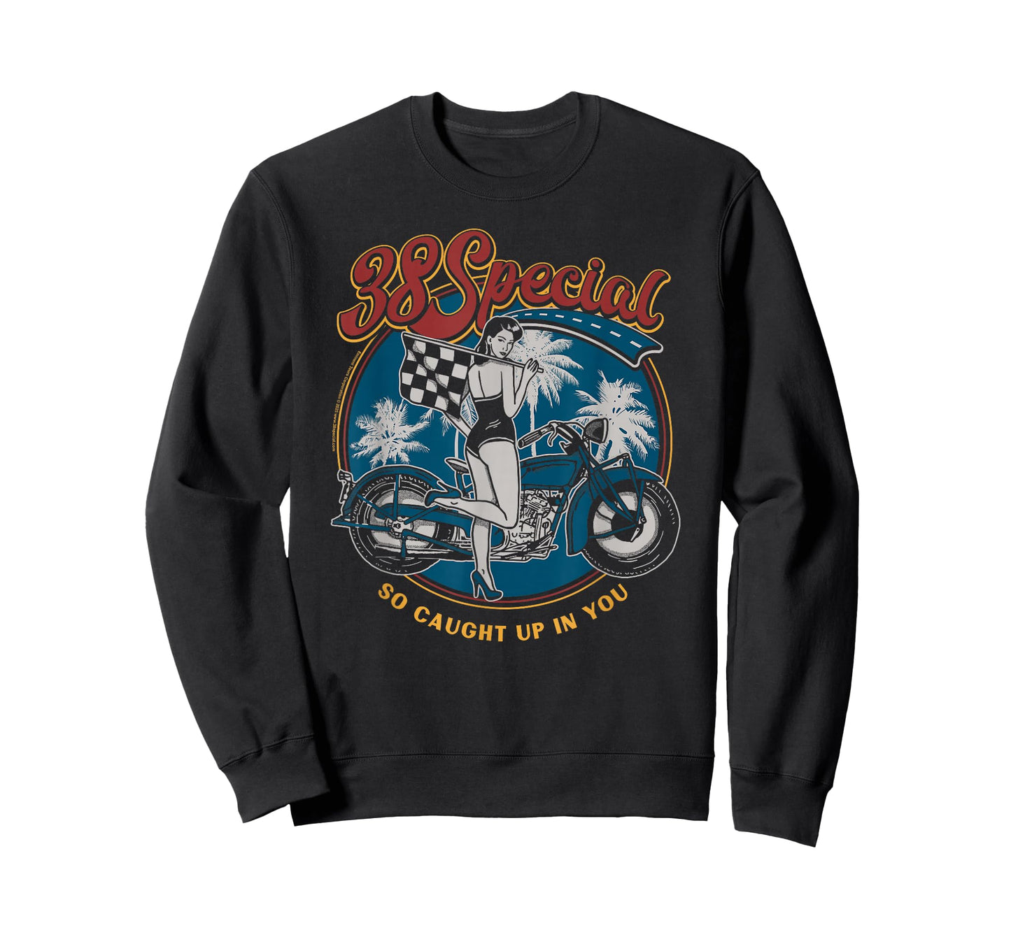 38 Special So Caught Up In You Pin Up Model Vintage Logo T-Shirt