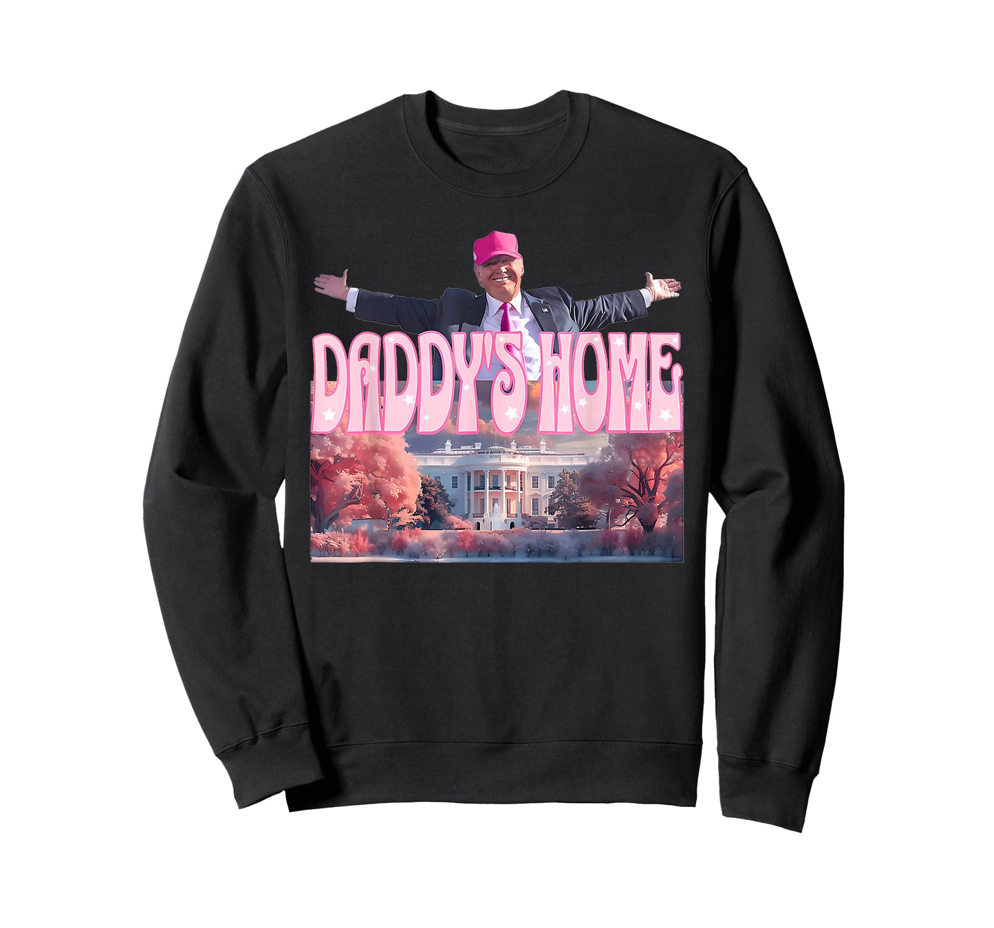 Funny Daddy's Home Trump Pink 2024 Take America Back 2024 T-Shirt