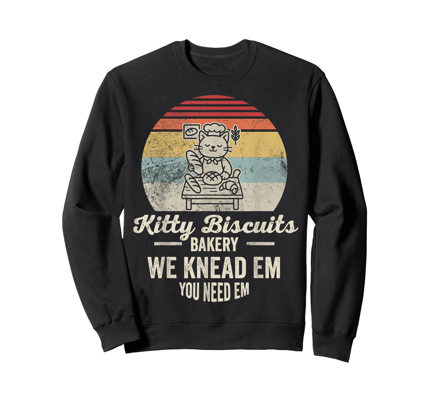 Kitty Biscuits Bakery We Knead Em You Need Em T-Shirt