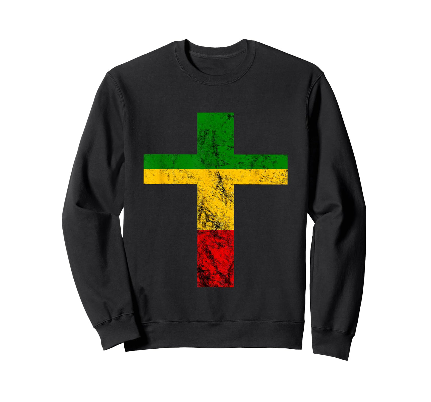 Rasta Reggae Jesus Cross Faith Rastafari Roots Reggae Lover T-Shirt