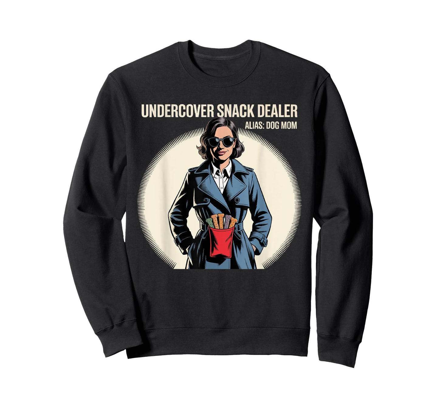 Dog Mom Cookie Undercover Dog Snack Dealer T-Shirt
