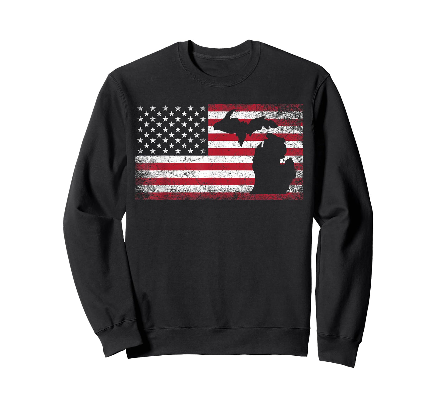 Michigan 4th of July American Flag USA America Patriotic T-Shirt