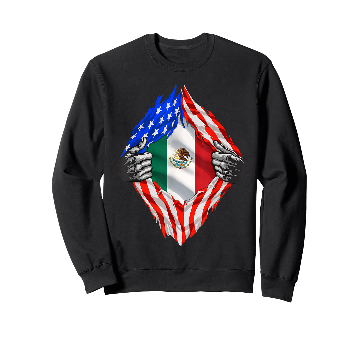 Mexican American Shirt America Mexico Flag Mexican Heritage T-Shirt