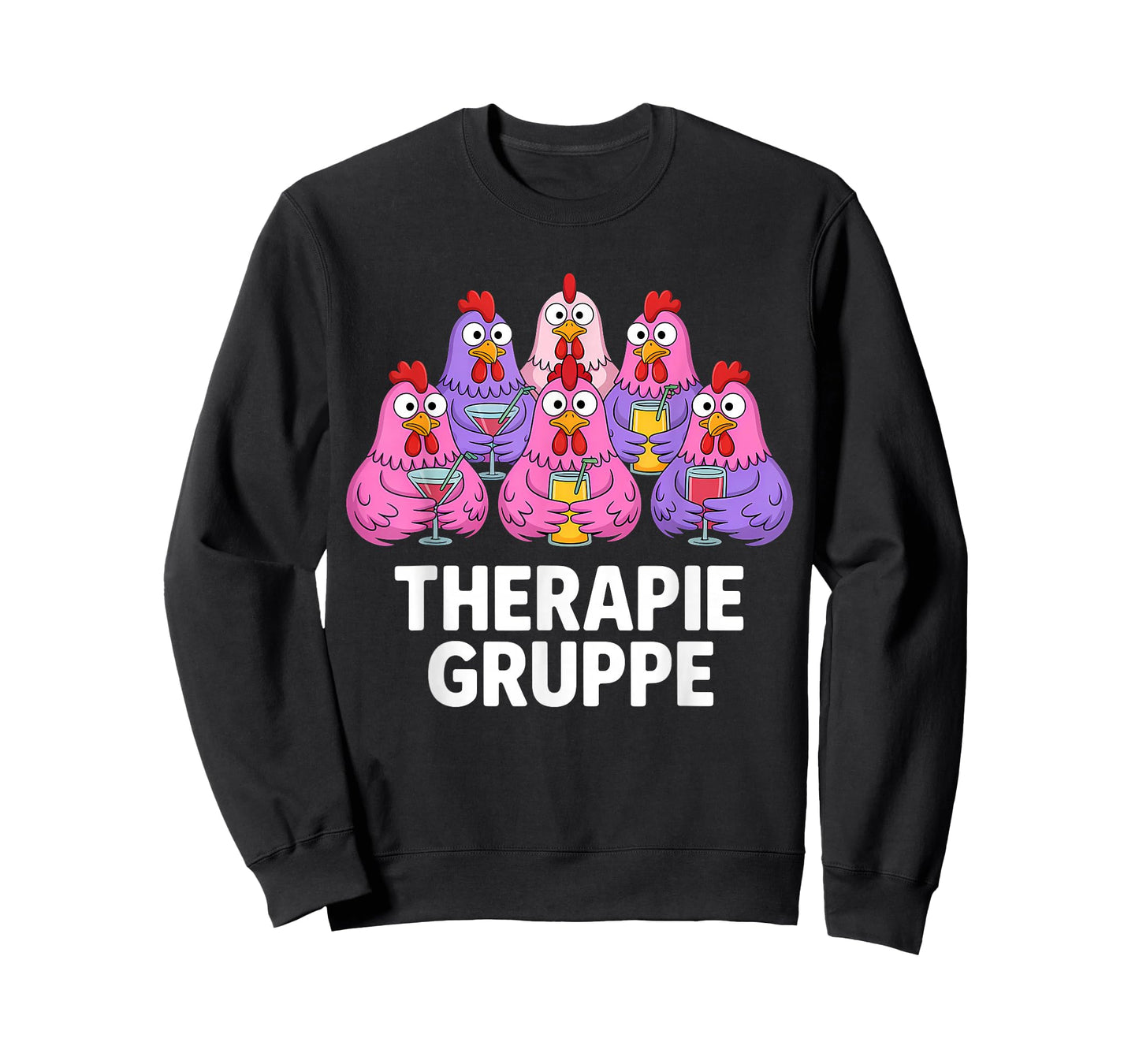 Therapy Group Girls Evening Chickens Girls Group T-Shirt