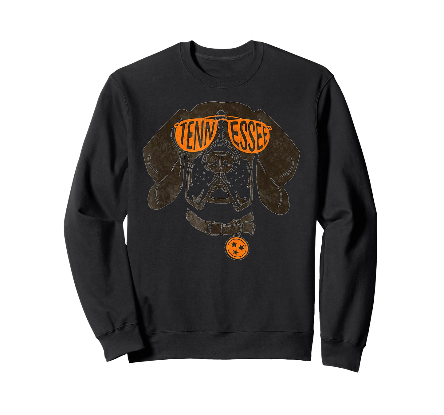 Vintage Orange Tennessee Dog Lover TN Outfit T-Shirt