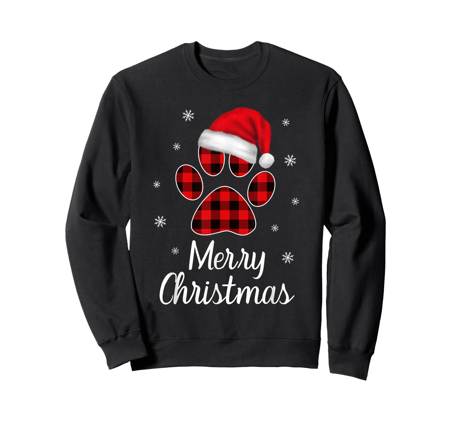Christmas Pajama Women Kids Girl Christmas Gifts Cat Dog Paw T-Shirt
