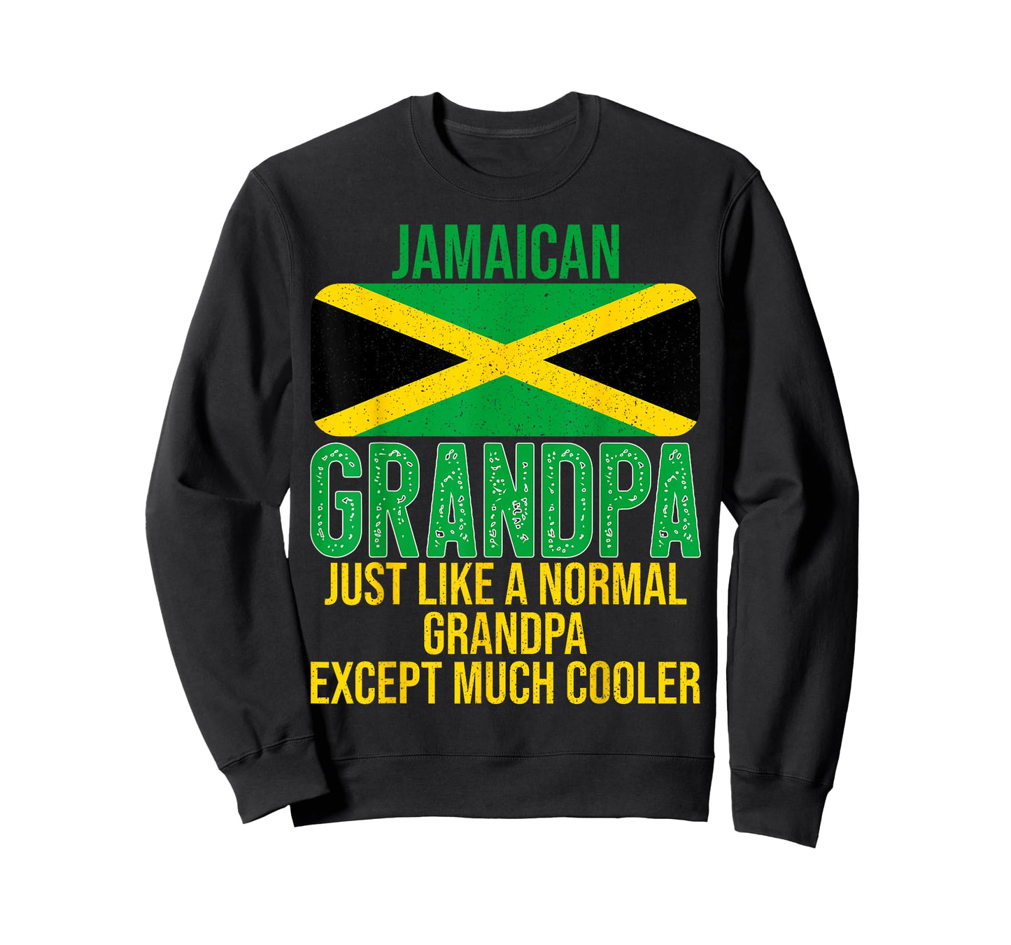 Vintage Jamaican Grandpa Jamaica Flag for Father's Day T-Shirt