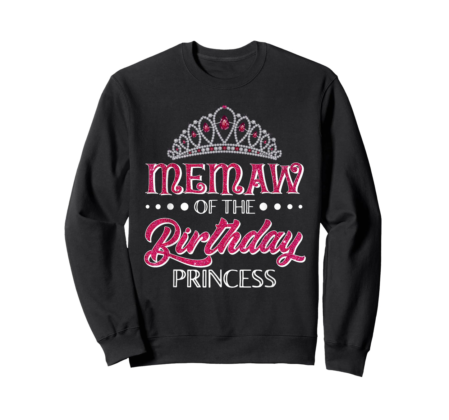 Memaw Of The Birthday Princess Girls Party Matching T-Shirt