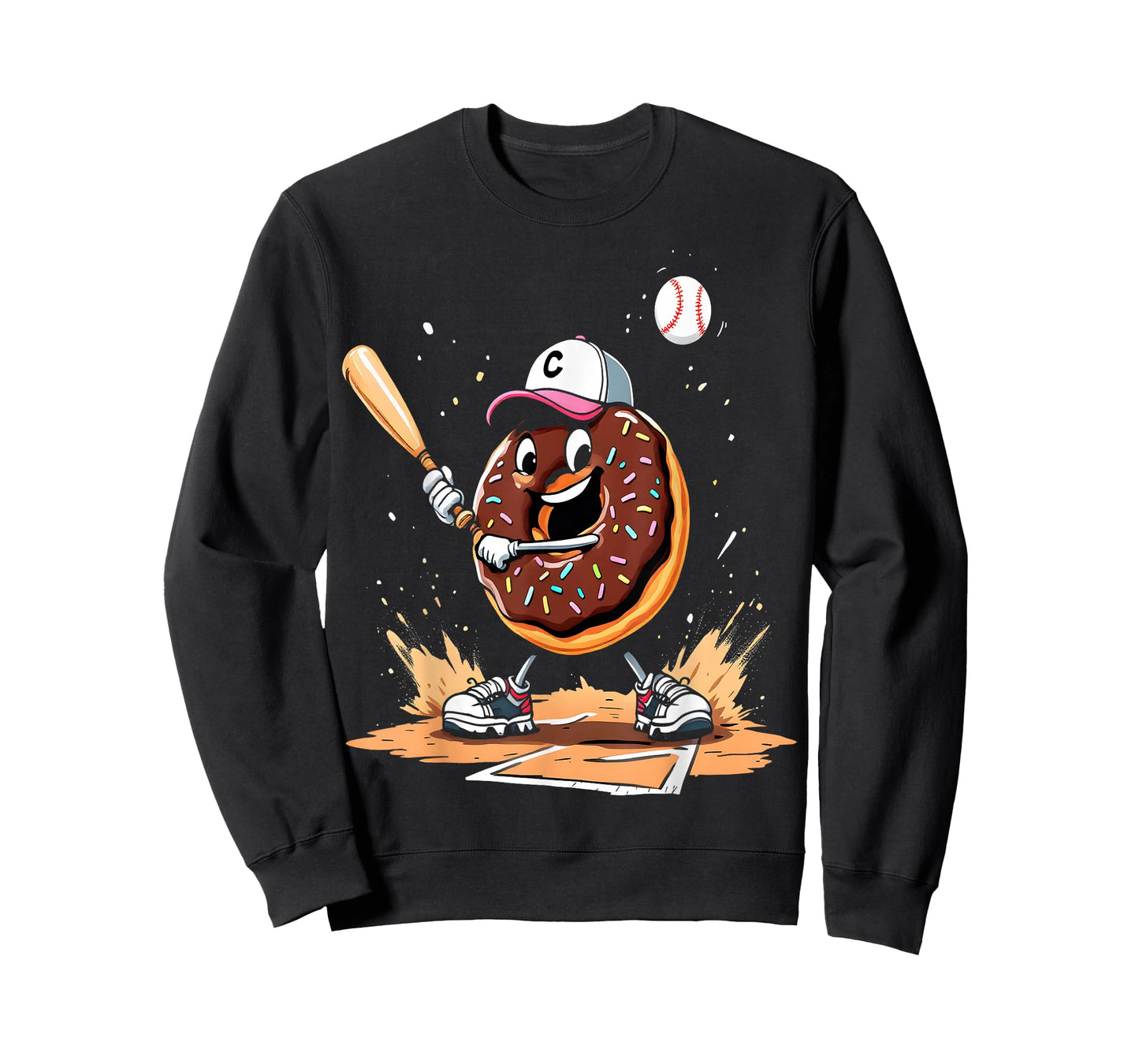 Funny Baseball Donut T-Shirt