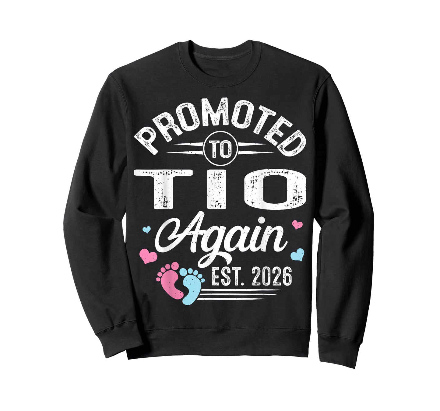 Promoted to TIO Again Est 2026 Baby Gender Reveal T-Shirt