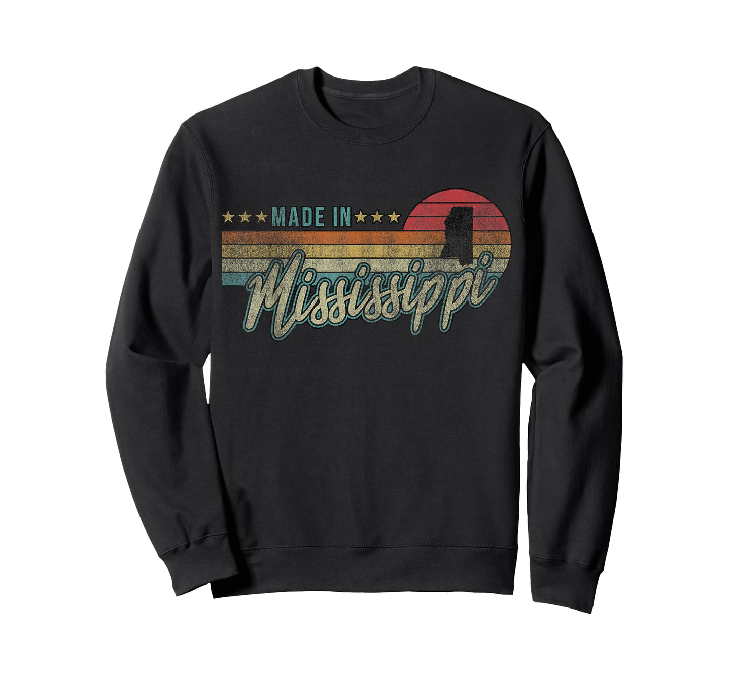 Mississippi State Vintage Proud Women Mens Gift T-Shirt