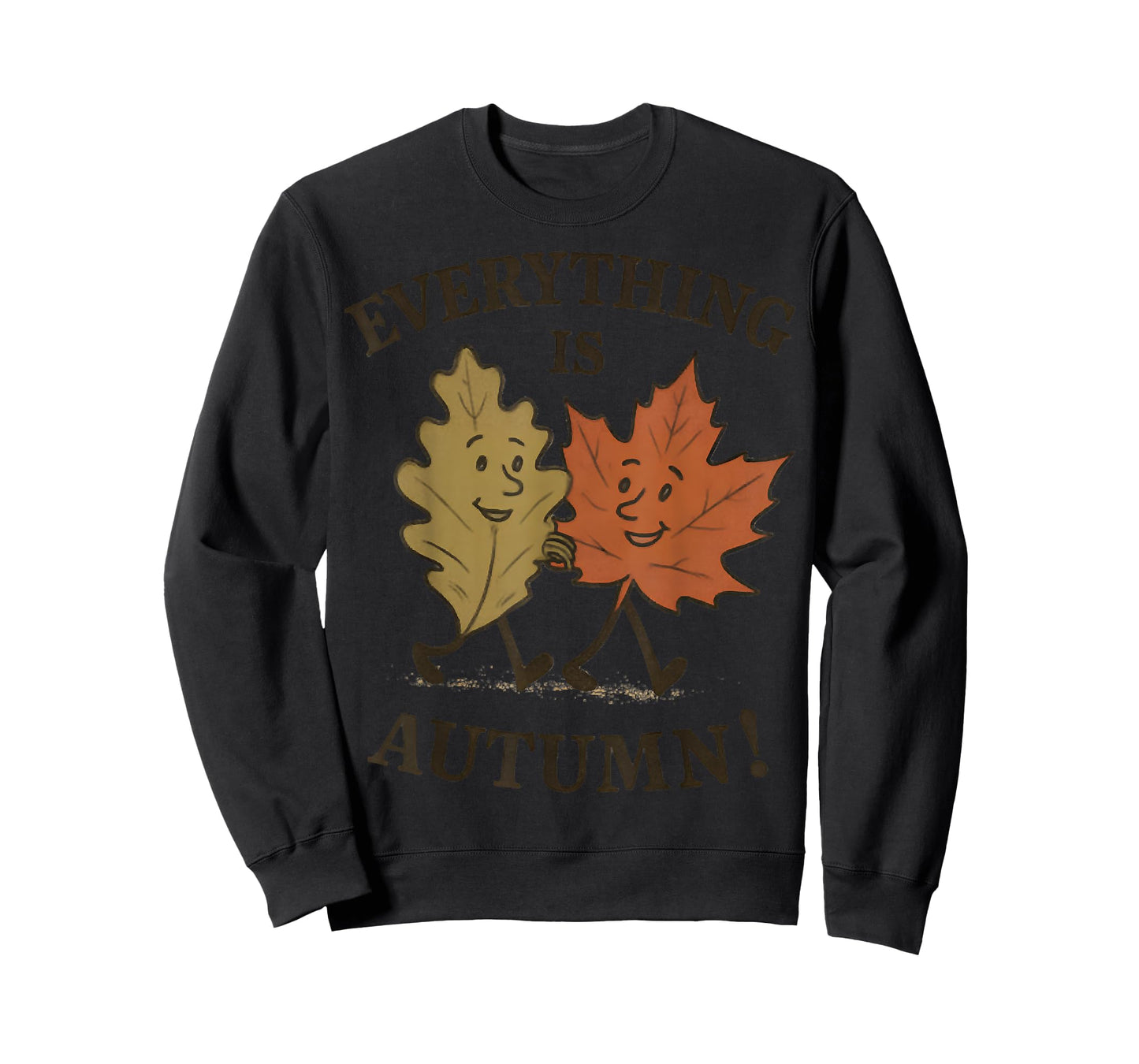 Retro Everything is Autumn Happy Fall Harvest Autumn Outfit T-Shirt