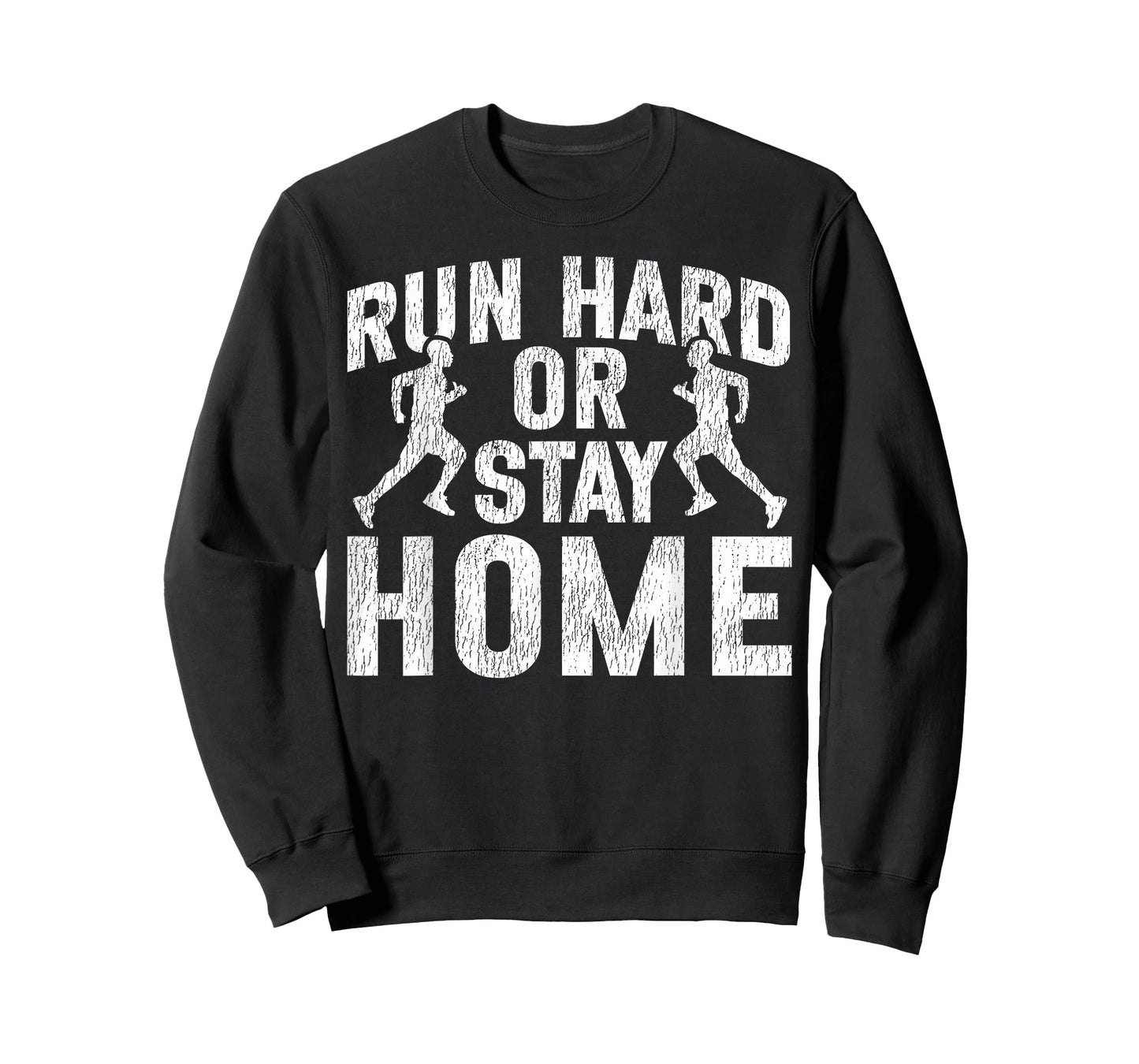 Running Runner Half Marathon Vintage Run Hard Or Stay Home T-Shirt