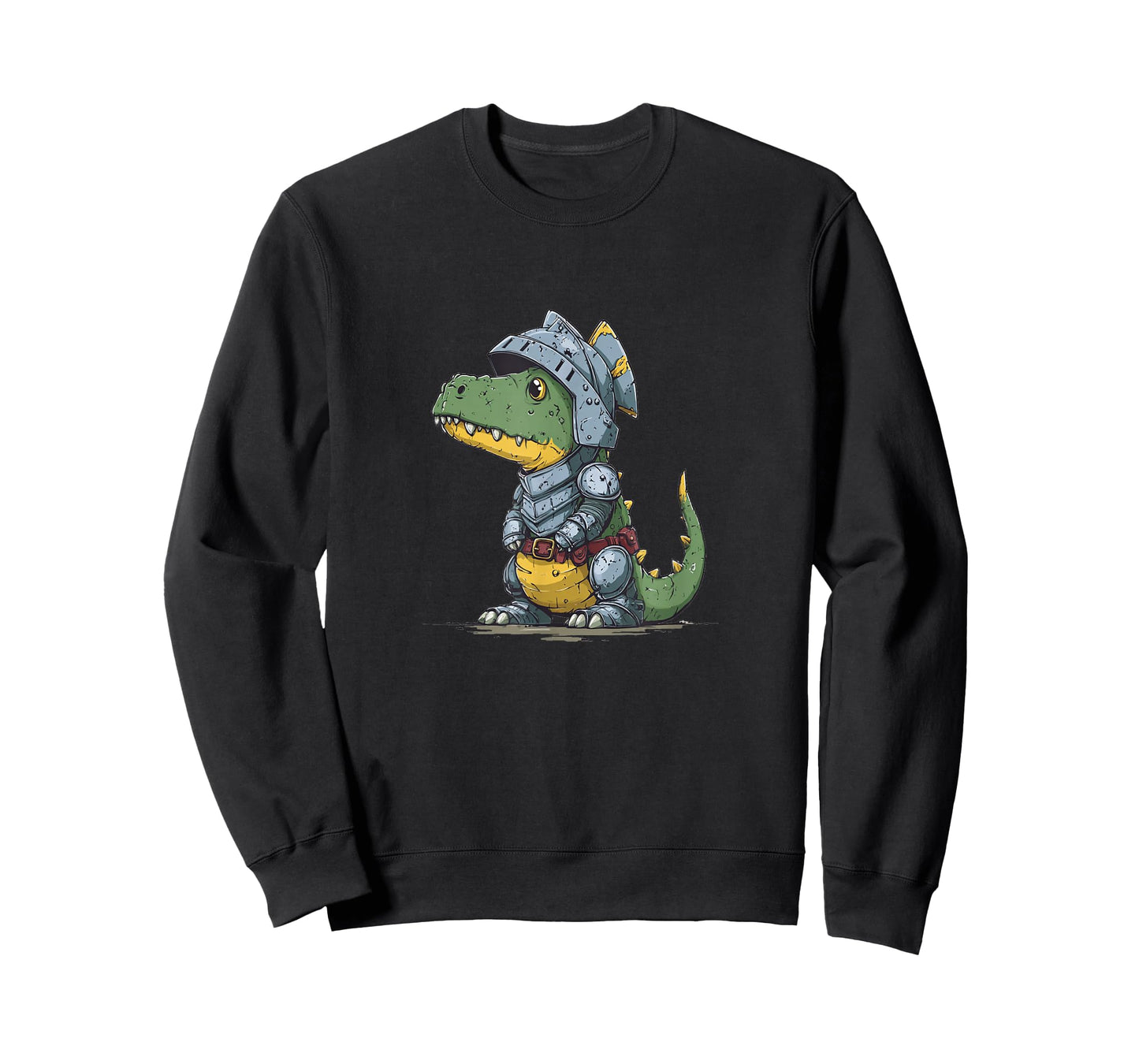 Nice Medieval Knight Dinosaur Look T-Shirt