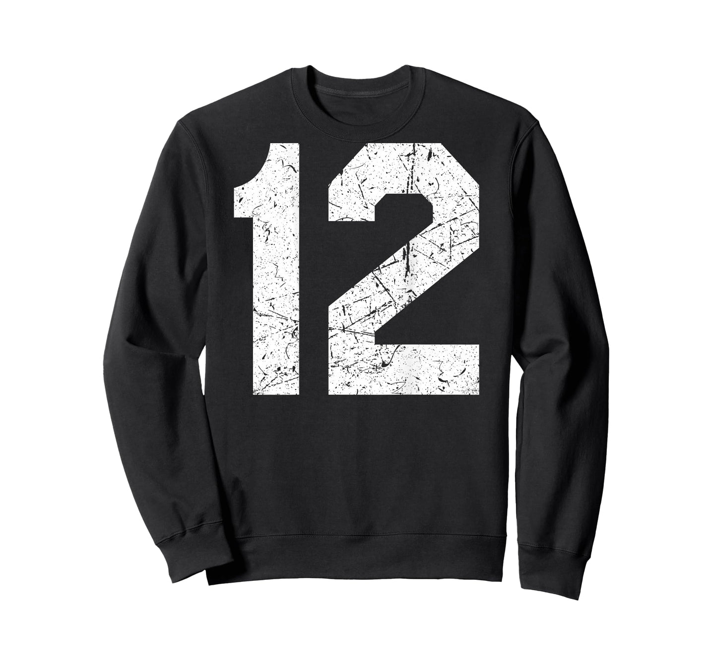 Jersey Uniform Number #12 Athletic, 12th Birthday T-Shirt