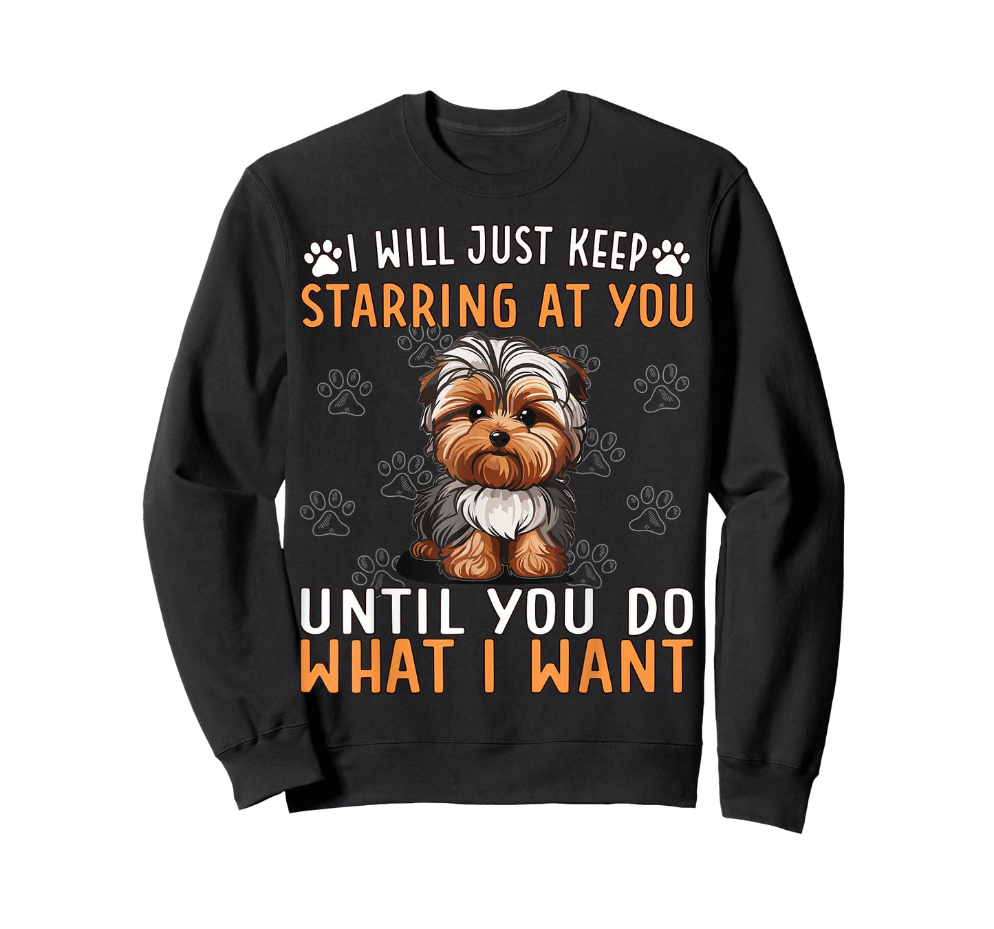 Dog Yorkie Poo Mom Plush Yorkie Poodle Food Yorkiepoo T-Shirt