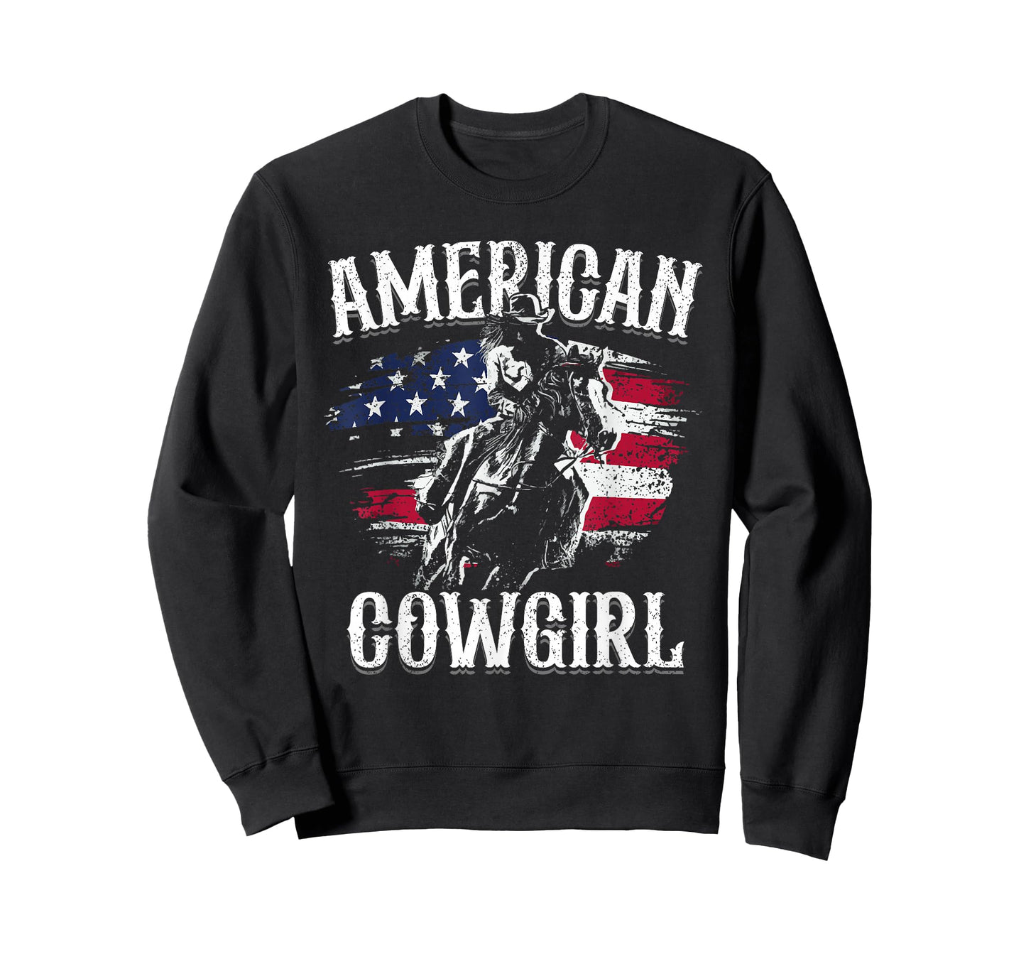 American Cowgirl Rodeo Barrel Racing Horse Riding Girl Gift T-Shirt