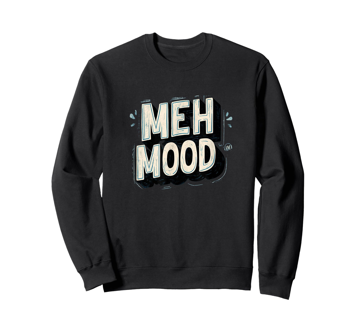 Funny Meh Mood Emblem for Boys and Girls T-Shirt