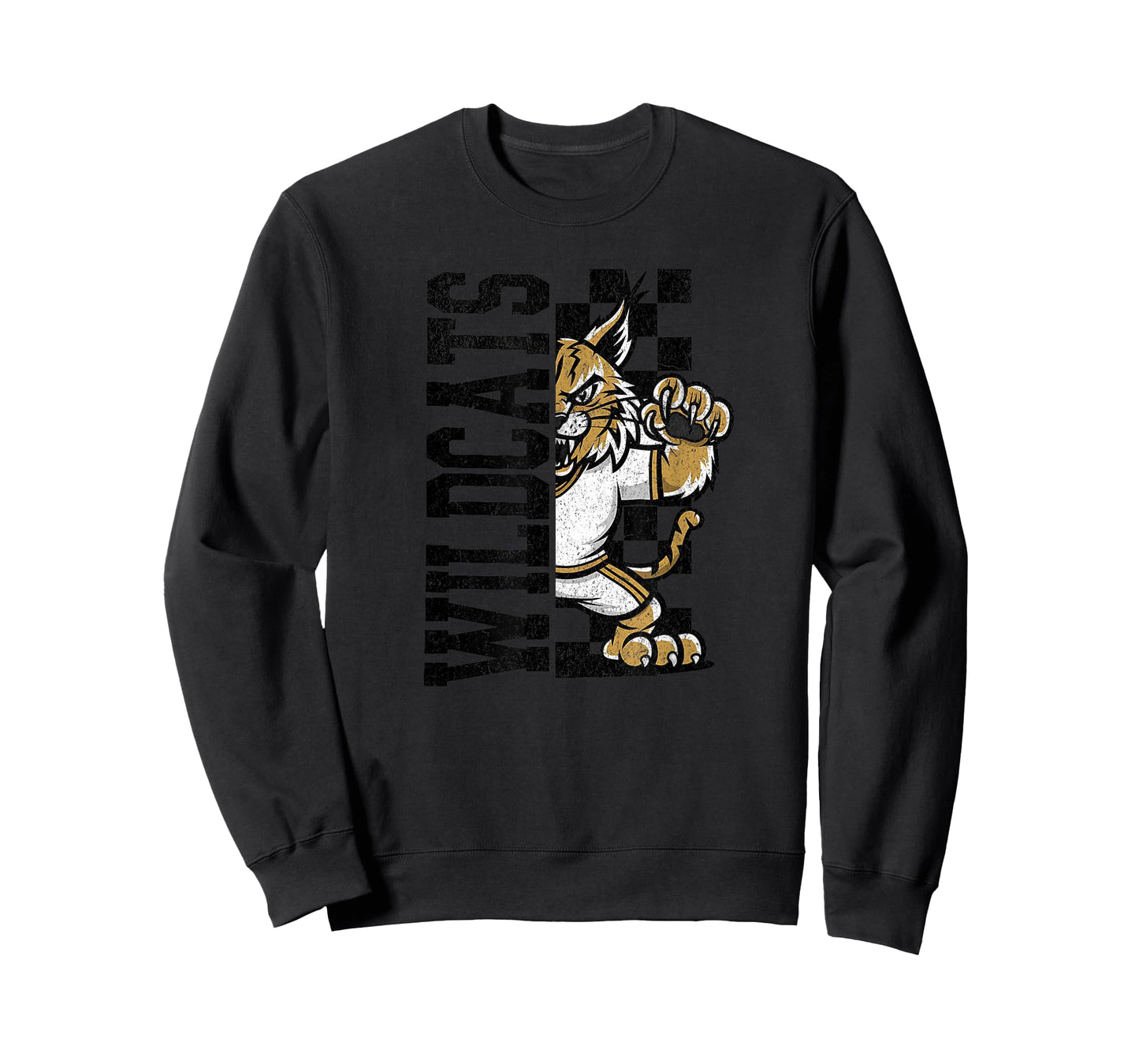 Wildcats Spirit High School Mascot Sports Team T-Shirt
