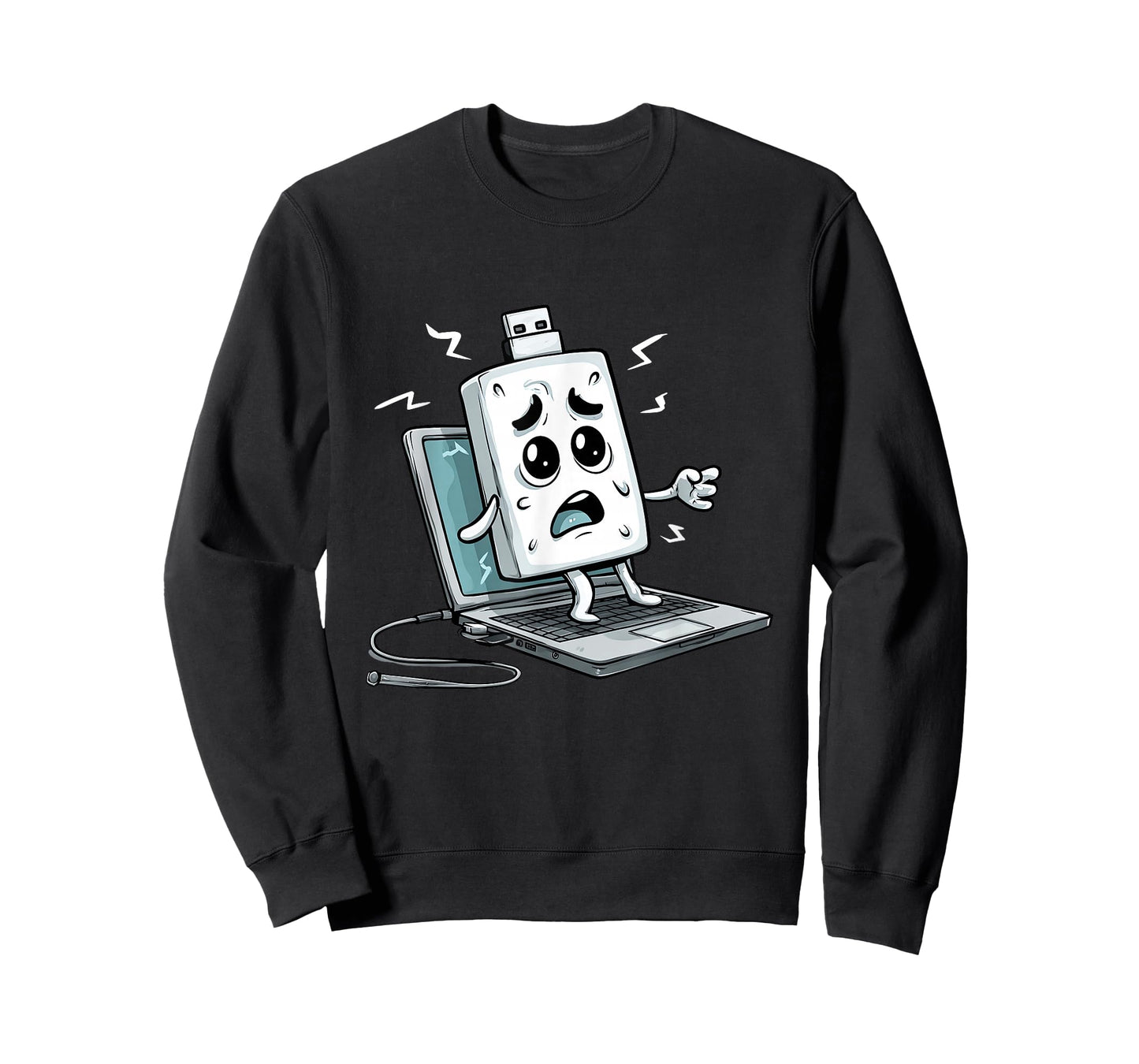 Funny USB with Laptop Costume for Boys and Girls T-Shirt