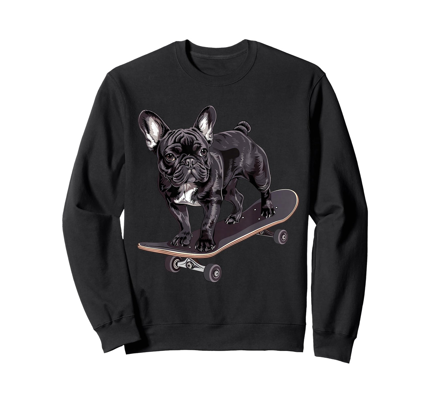 French Bulldog skateboard T-Shirt