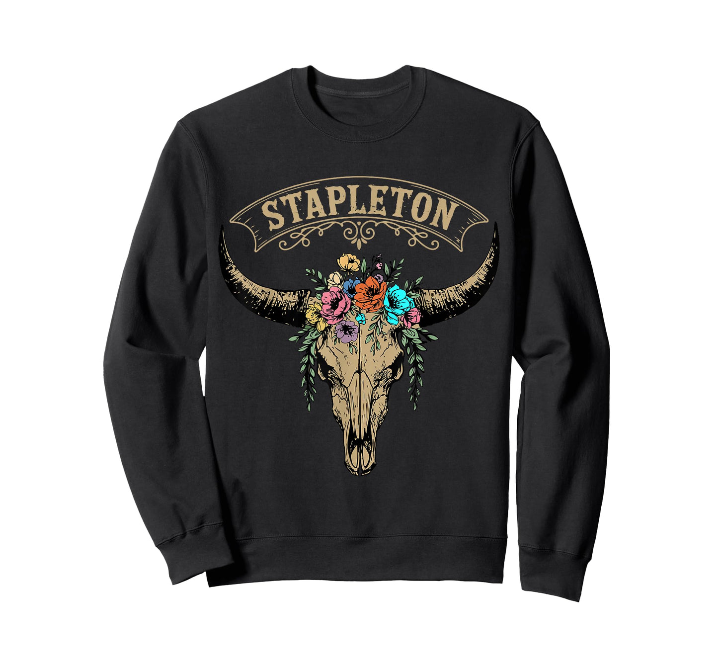 Vintage Stapleton Last Name Personalized Stapleton Flower T-Shirt