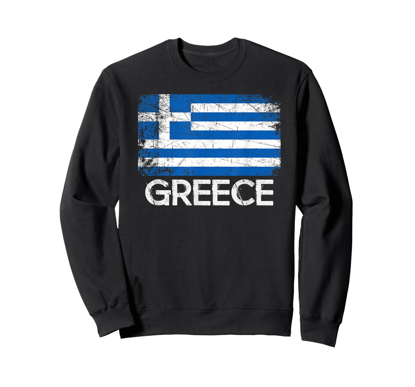 Greek Flag T-Shirt | Vintage Made In Greece Gift T-Shirt