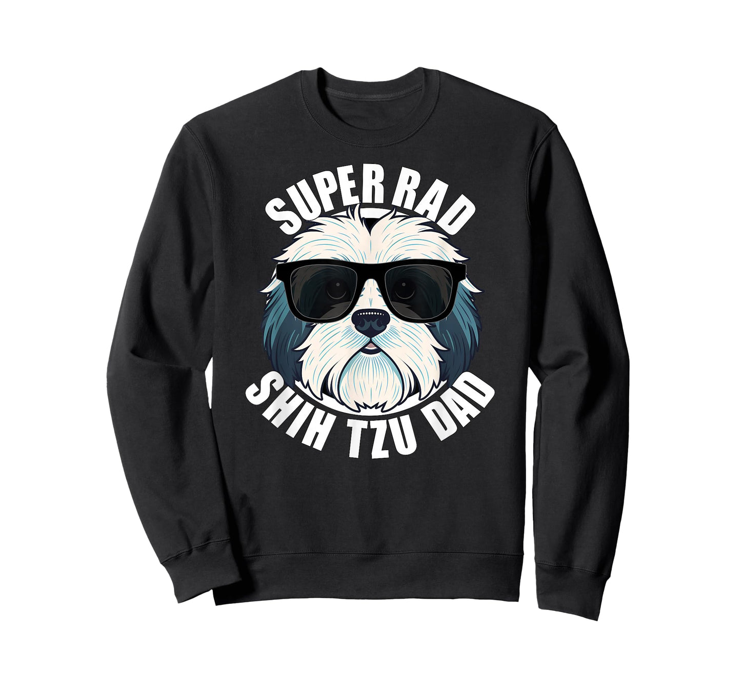 Shih Tzu Dad Funny Father’s Day Dog Dad Men’s T-Shirt