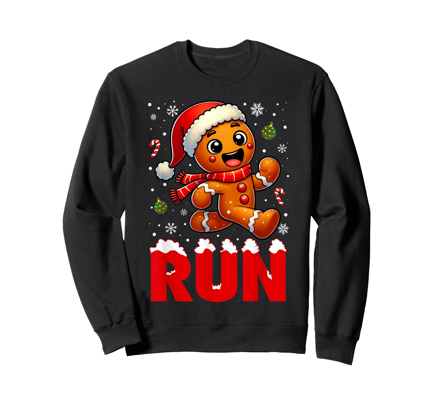 Gingerbread Running Cross Country Gingerman Runner Christmas T-Shirt