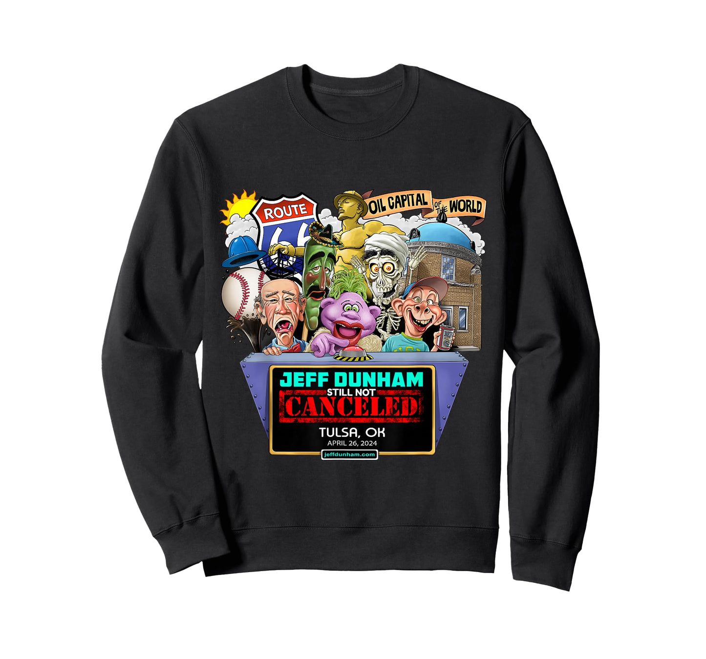 Jeff Dunham Tulsa, OK (2024) T-Shirt