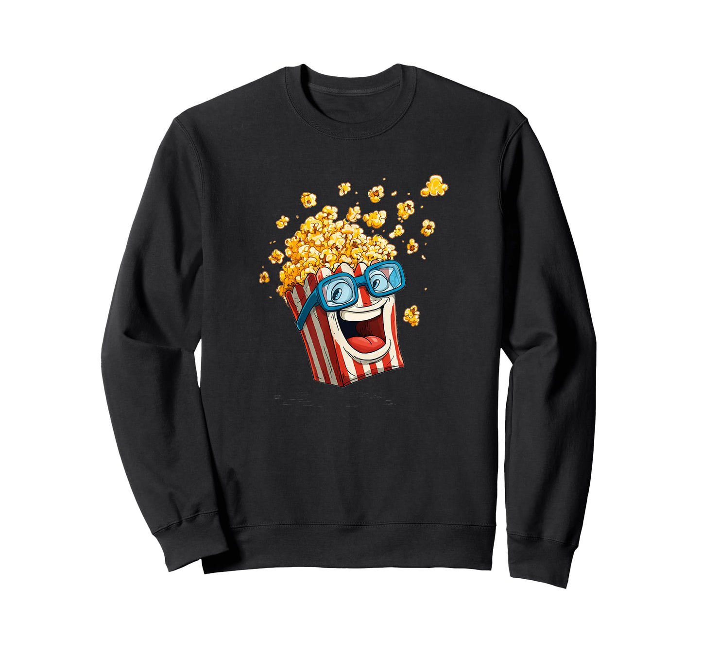 Funny Excited Popcorn Box Costume T-Shirt