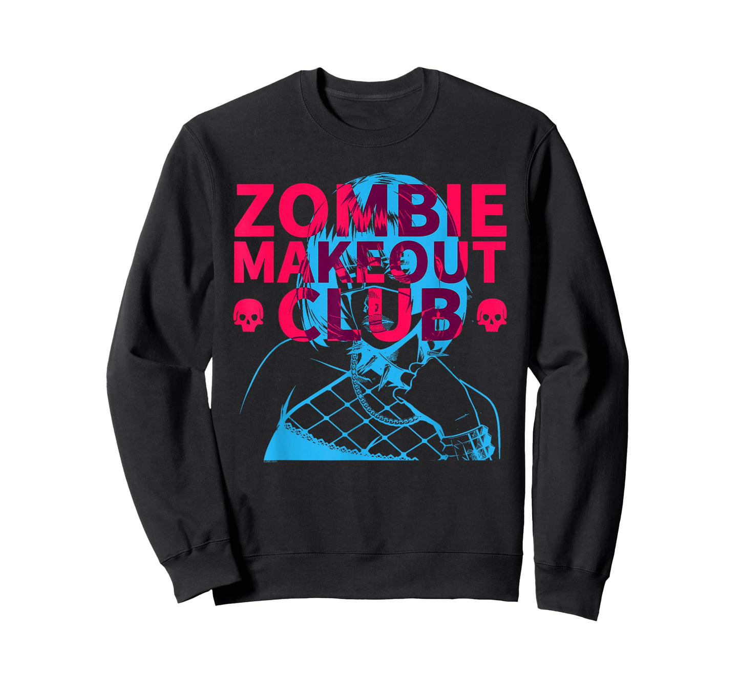 Zombie Makeout Club Punk Girl Overlap T-Shirt