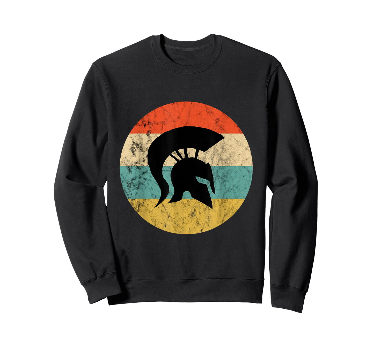 Sparta Soldier Retro Vintage Sunset Spartan Gladiator Helmet T-Shirt