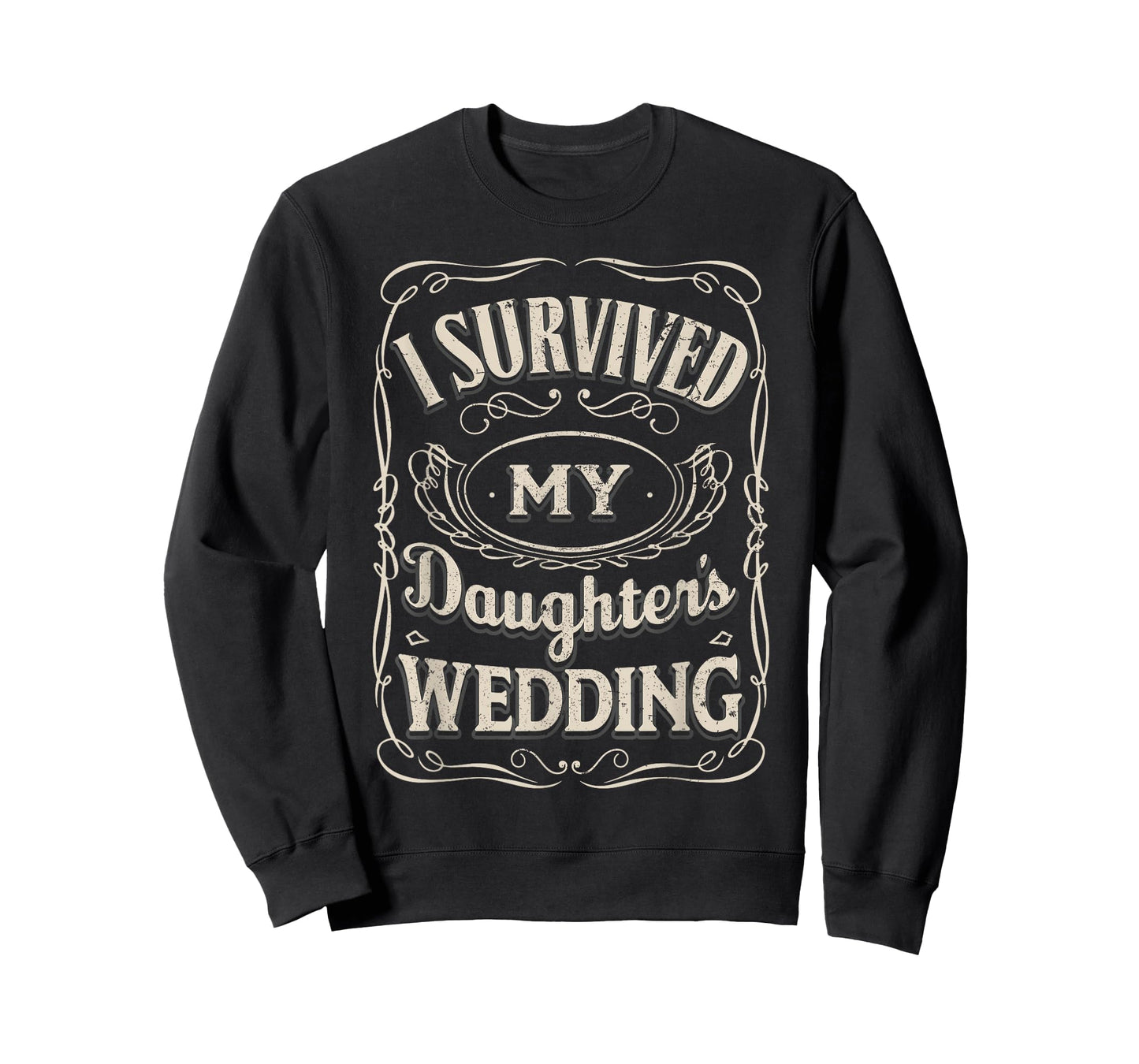 I Survived My Daughters Wedding - Parents of The Bride Gifts T-Shirt