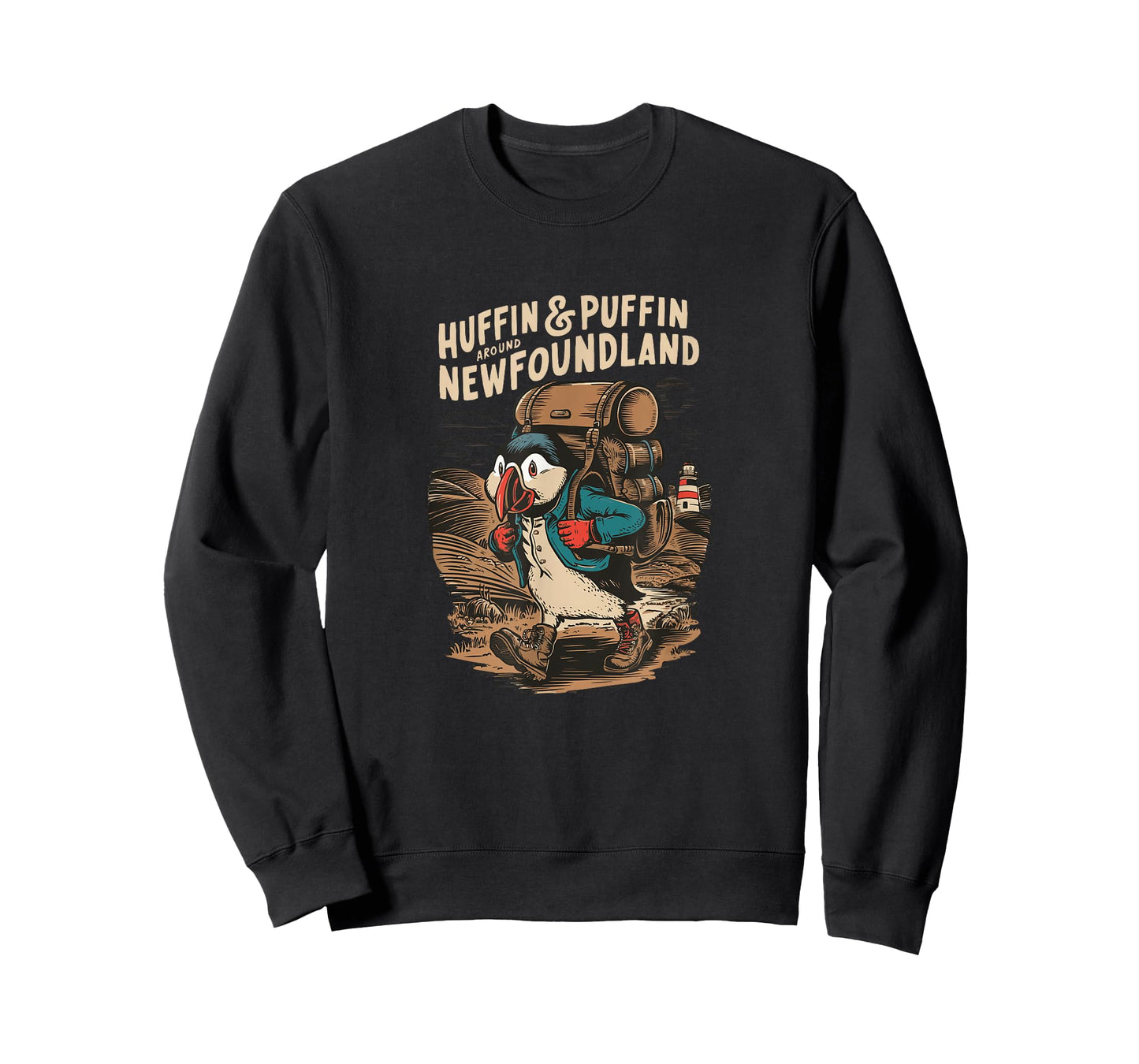 Huffin & Puffin Newfoundland - Atlantic Canada Souvenir T-Shirt