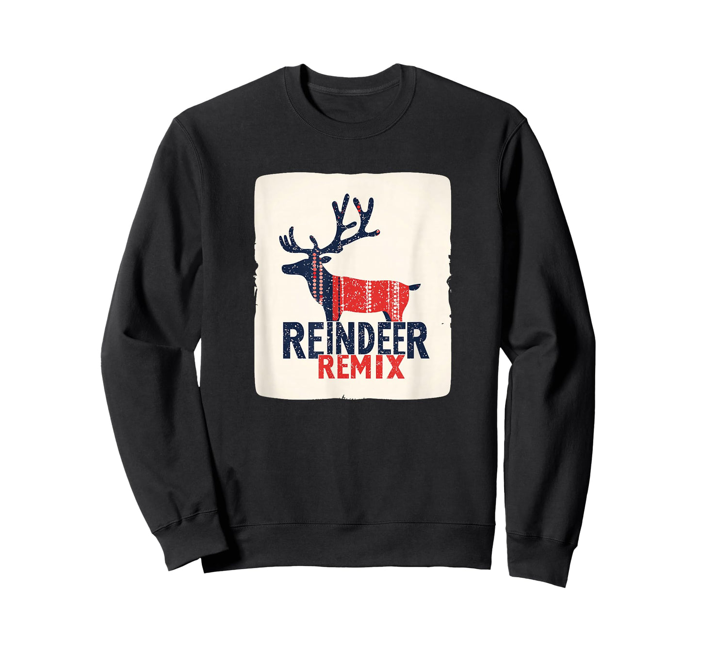 Awesome Reindeer Remix Statement T-Shirt