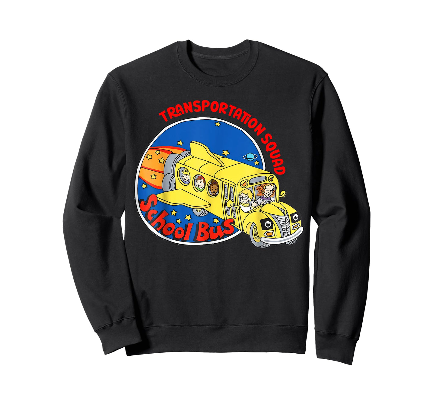 Transportation Squad Funny School Bus Back to School Retro T-Shirt