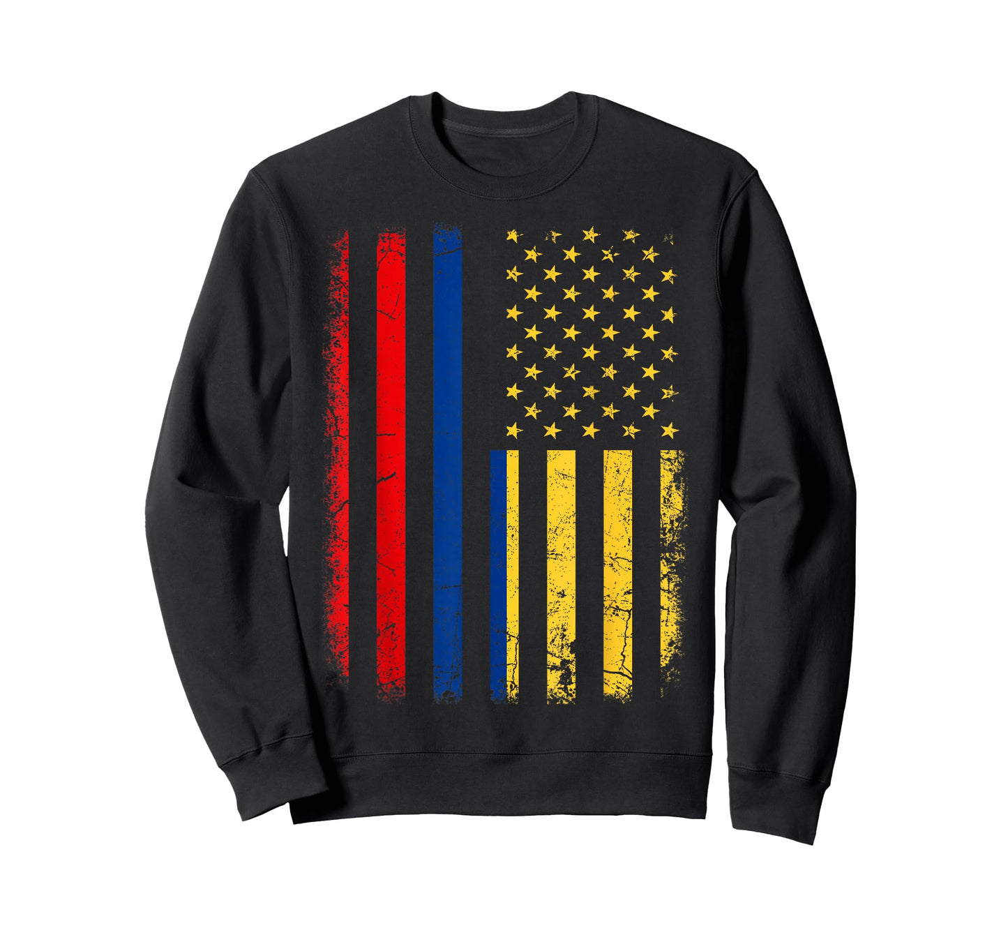 Colombian American Flag Colombian Roots Colombia America T-Shirt