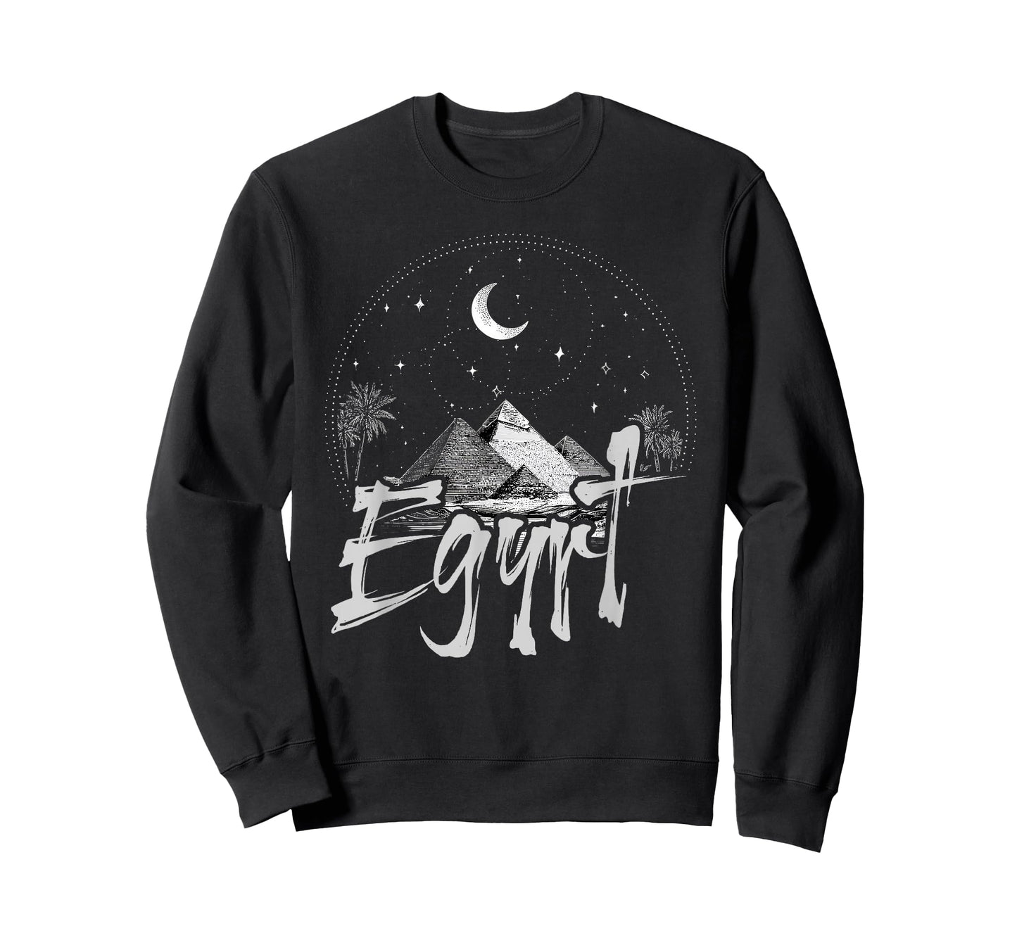 Egypt | Vacation Travel | Pyramids Moon T-Shirt