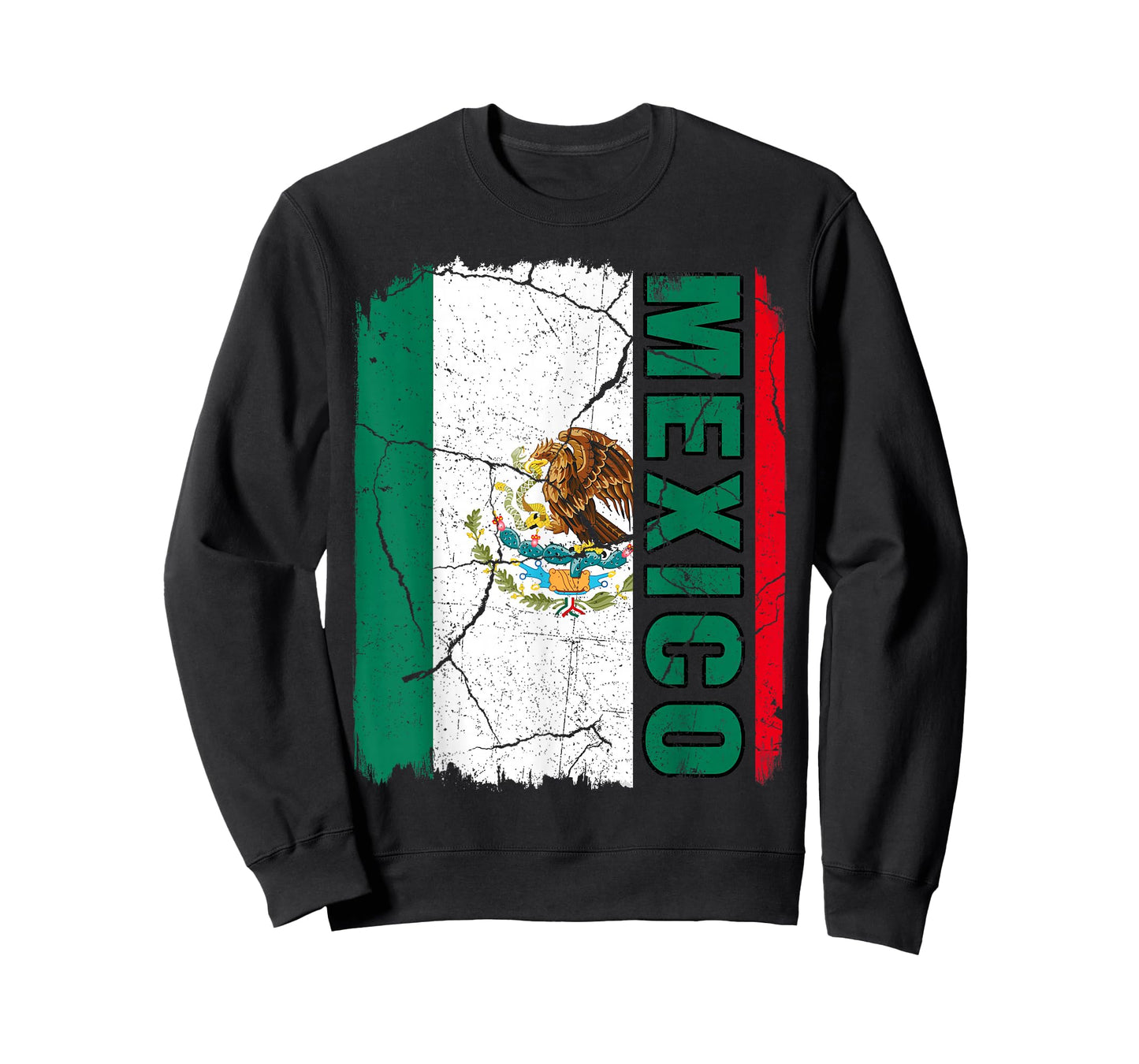 Vintage Mexican Flag Mexico Pride Roots Heritage Gift T-Shirt