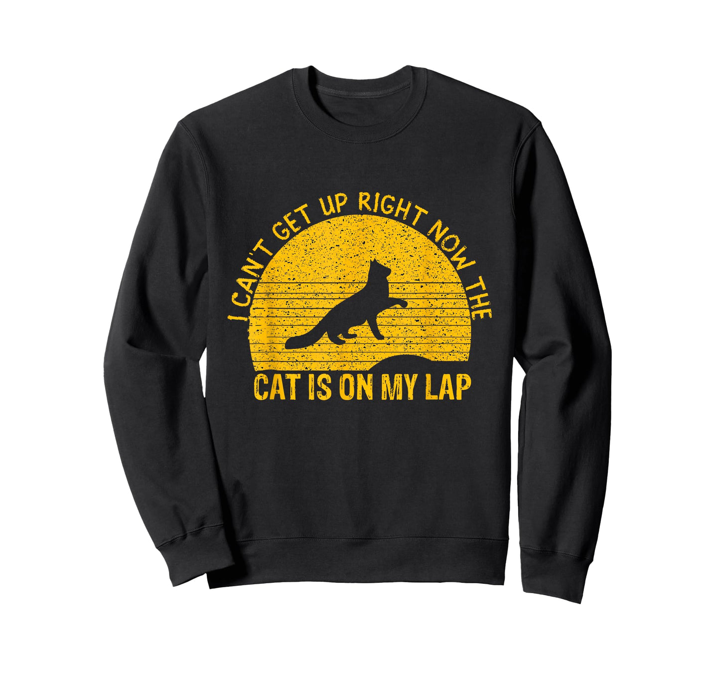I Can't Get Up Right Now The Cat Is On My Lap T-Shirt for Men Women