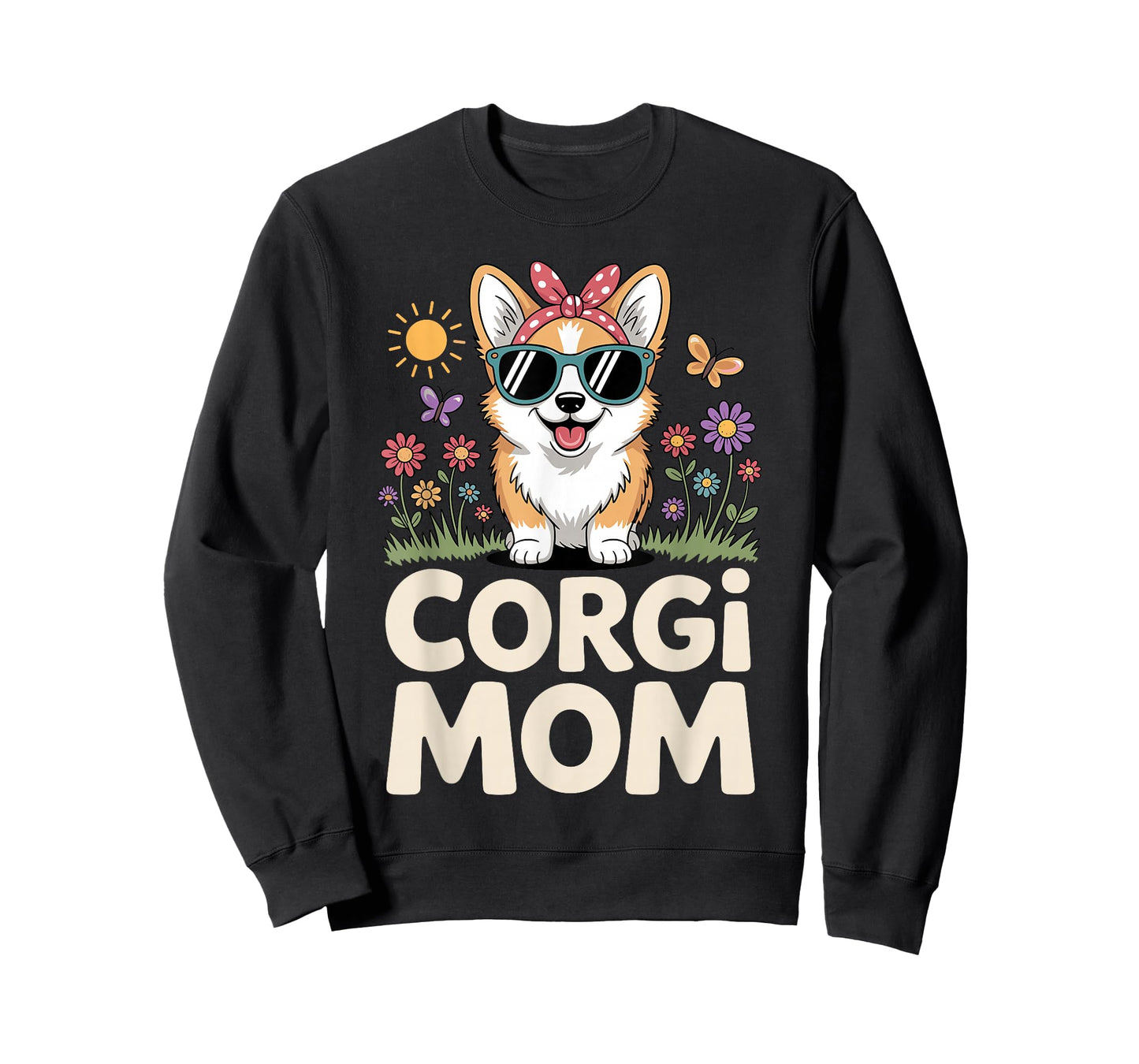 Cute Corgi Design for Women Girls Mom Dog Welsh Corgi Lovers T-Shirt