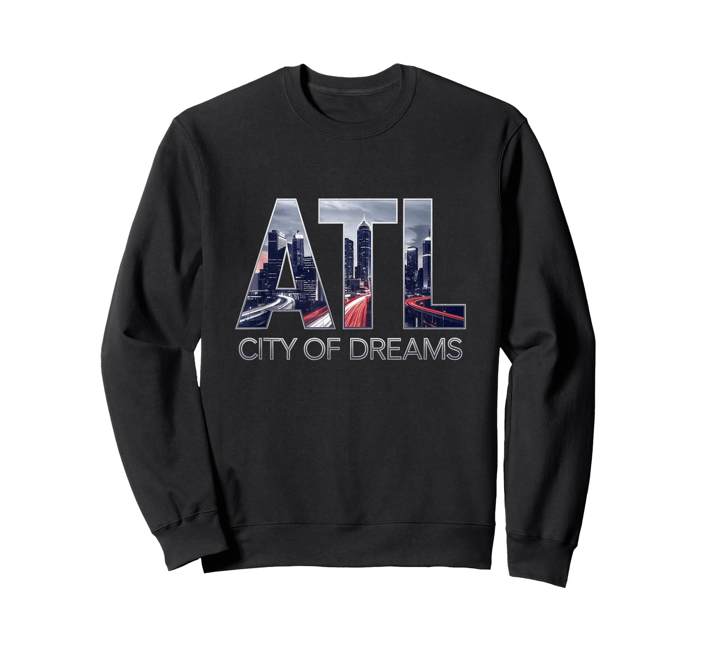 Atlanta ATL City Skyline City of Dreams T-Shirt