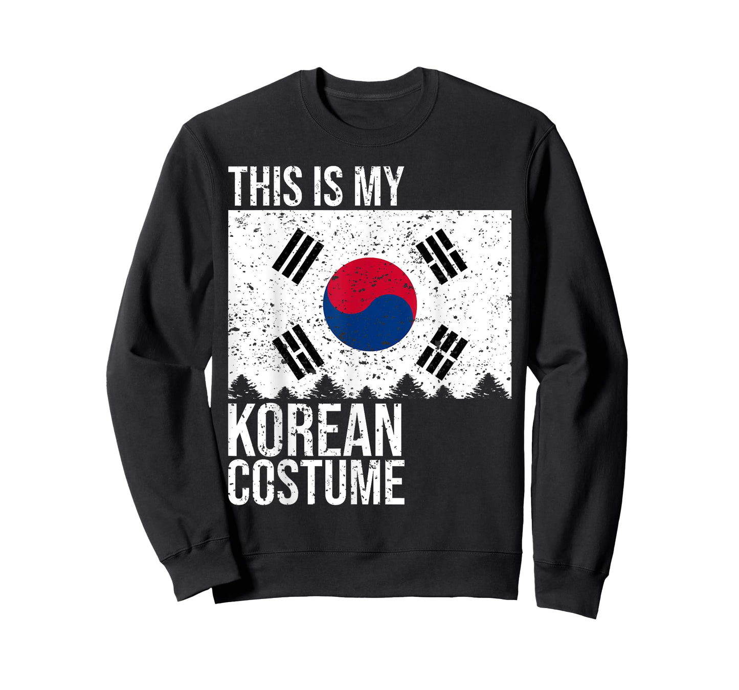 Vintage This Is My South Korean Flag Costume for Halloween T-Shirt