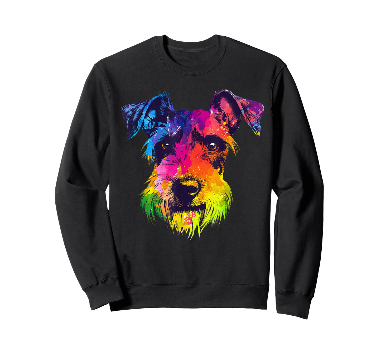 Mini Schnauzer Art For Men Women Miniature Schnauzer Lovers T-Shirt