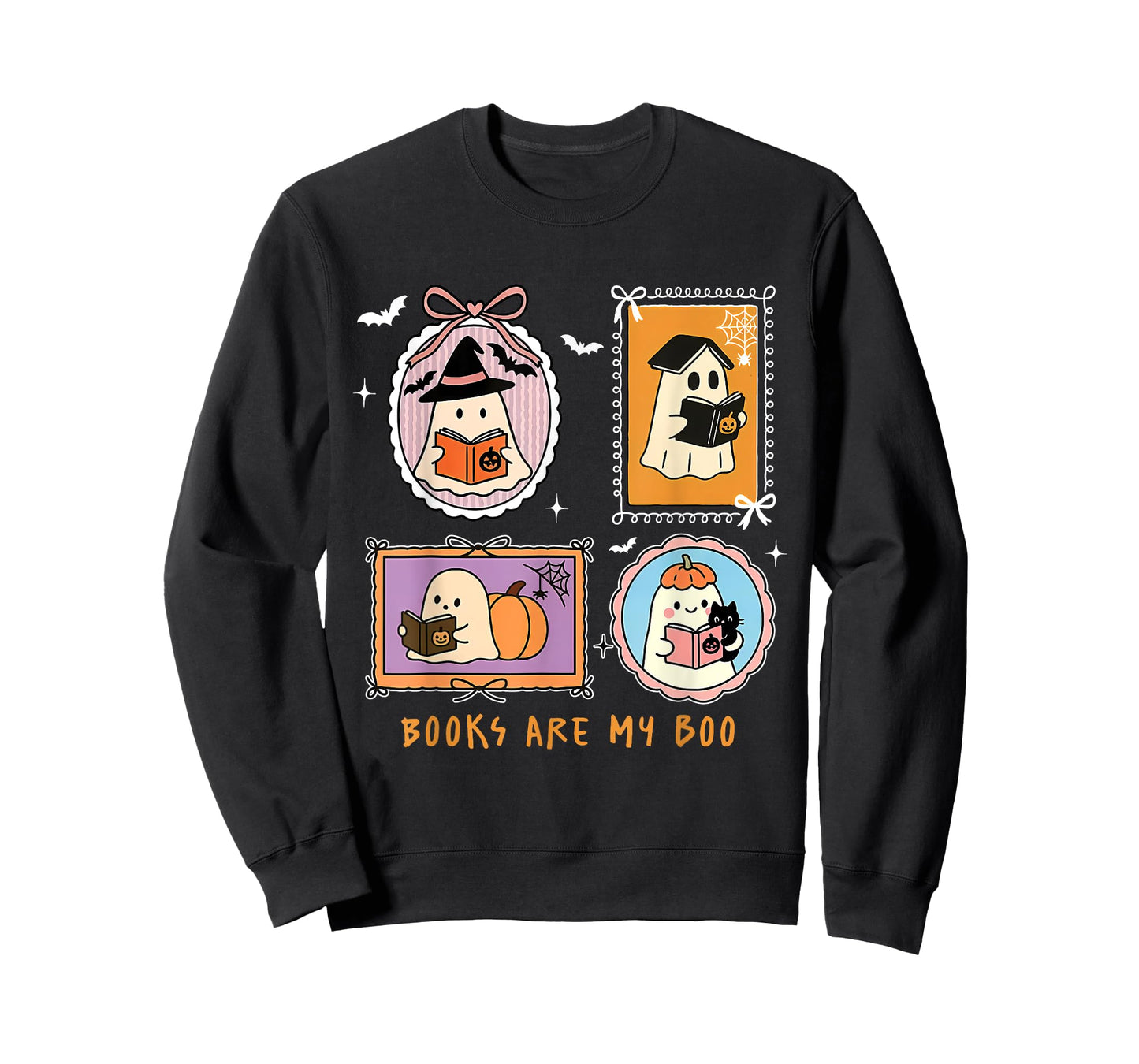 Books are My Boo Funny Halloween T-Shirt