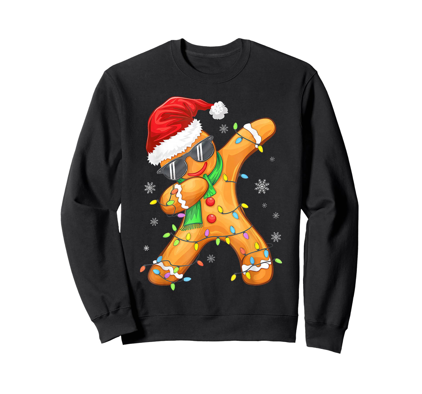 Dabbing Gingerbread Christmas Boys Girls Kids Funny Xmas Dab T-Shirt