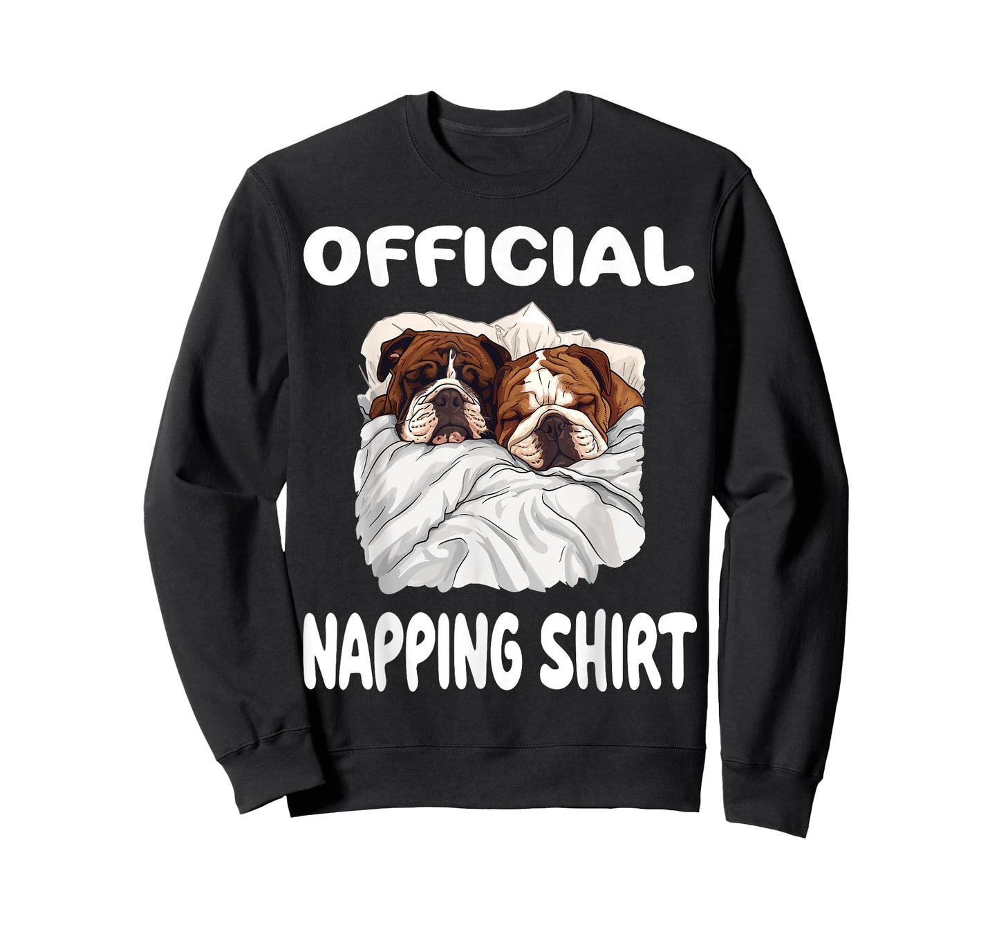 English Bulldog dog Official Sleepshirt Pajamas Nightgown T-Shirt for Men Women Kids