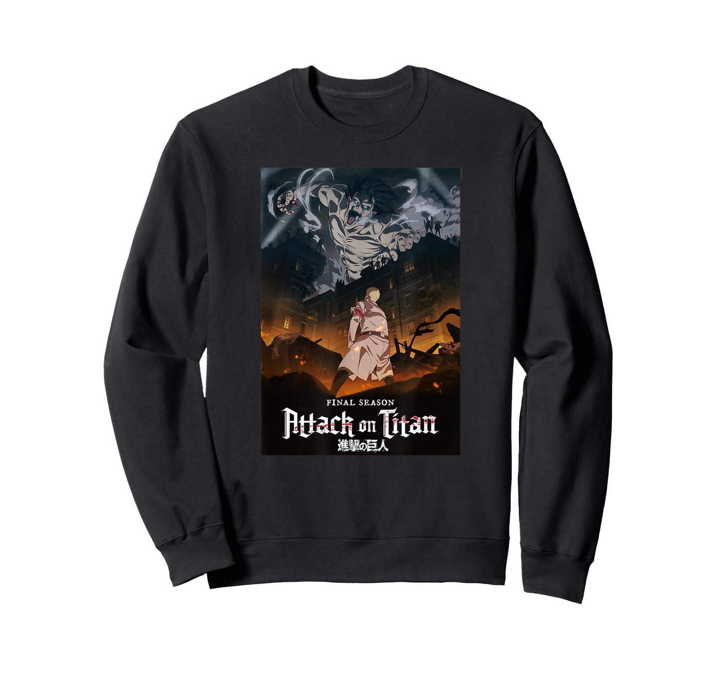 Attack on Titan Season 4 Key Art with Show Logo Anime T-Shirt